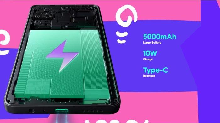 TECNO POP 8 punya baterai berkapasitas jumbo 5000 mAh