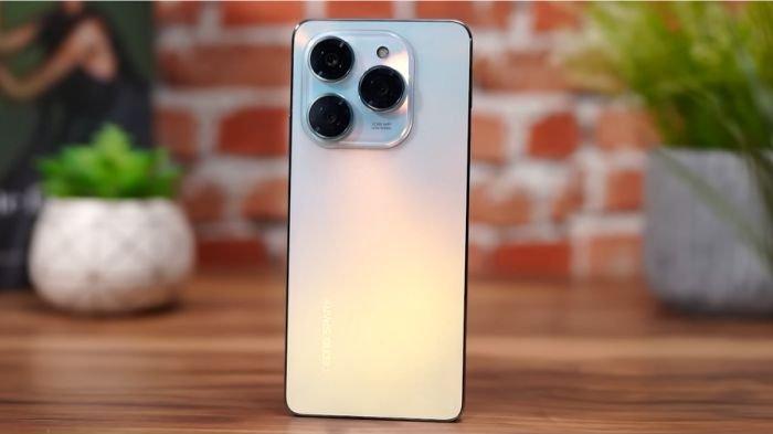 Desain bodi belakang TECNO SPARK 20 Pro, HP Rp 2 jutaan dengan RAM 12 GB