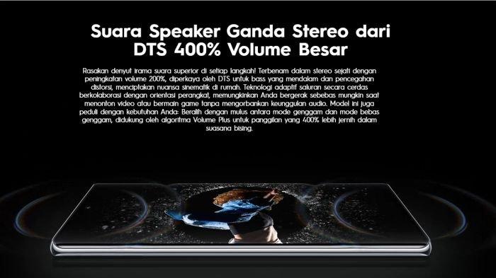 TECNO SPARK 20 Pro Plus punya dual speaker stereo didukung DTS 400 persen Big Volume