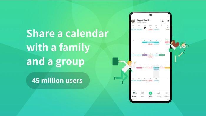 TimeTree, aplikasi kalender yang bisa dibagikan ke keluarga hingga rekan kerja