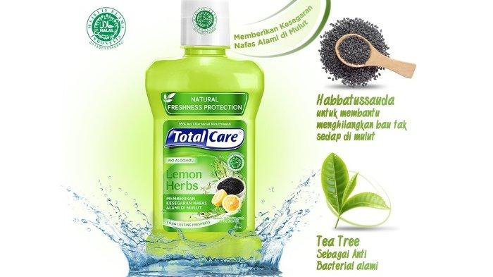 Total Care Anti Bacterial Mouthwash Lemon Herb