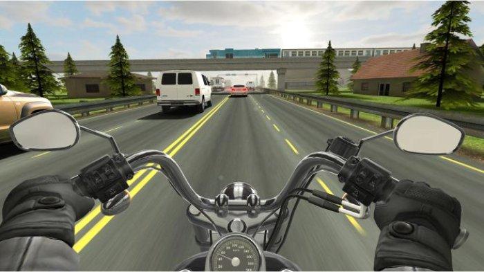 Game balap motor Traffic Rider