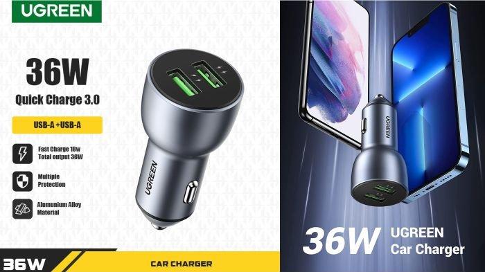 USB Car Charger UGREEN 10144