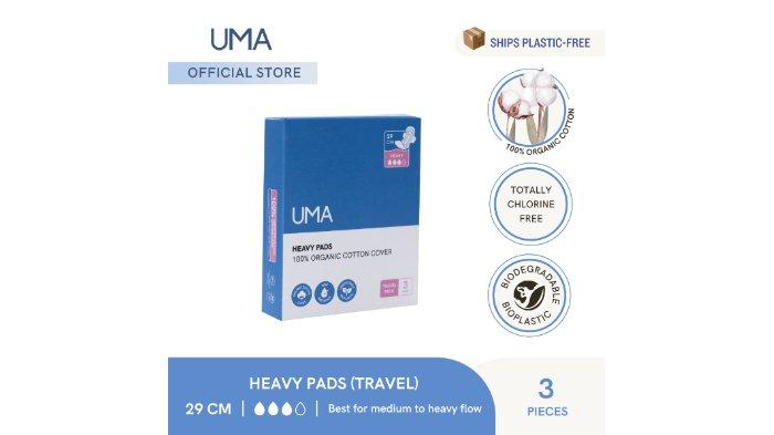 UMA Heavy Pads Organik Biodegradable 3 pcs.