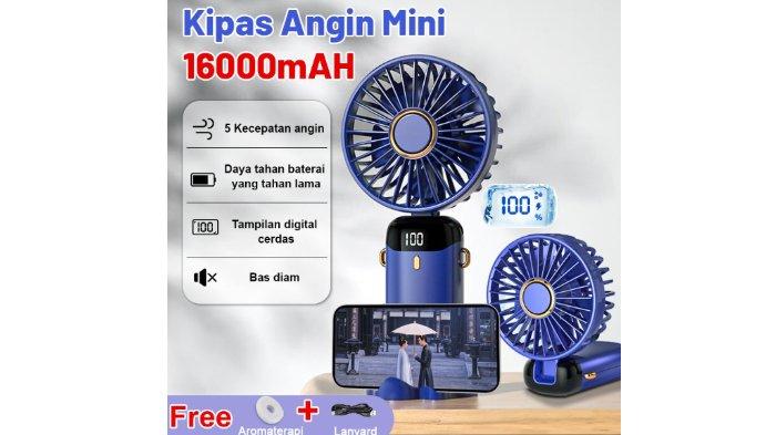 UPHOME Kipas Angin Portable Mini USB 16000mAh
