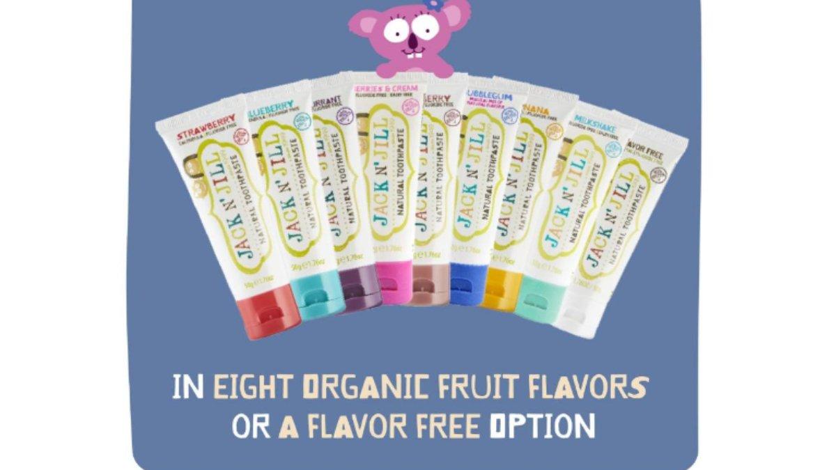 Jack N' Jill Natural Toothpaste Organic