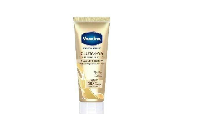 Vaseline Gluta-hya Serum Burst UV Lotion Flawless Bright 220 ml.