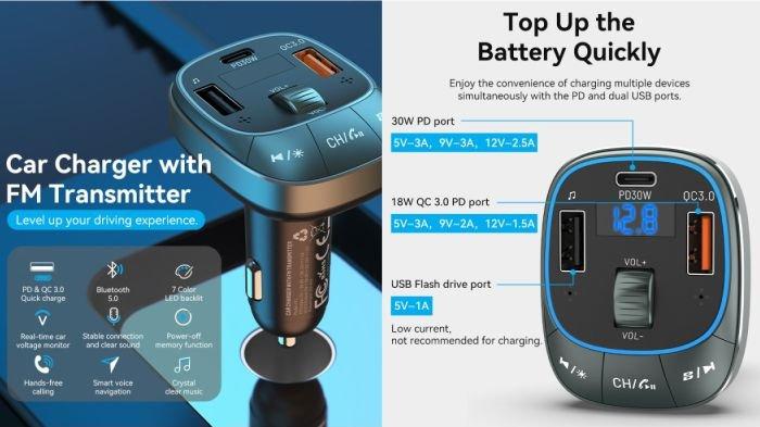 VENTION Car Charger FFL