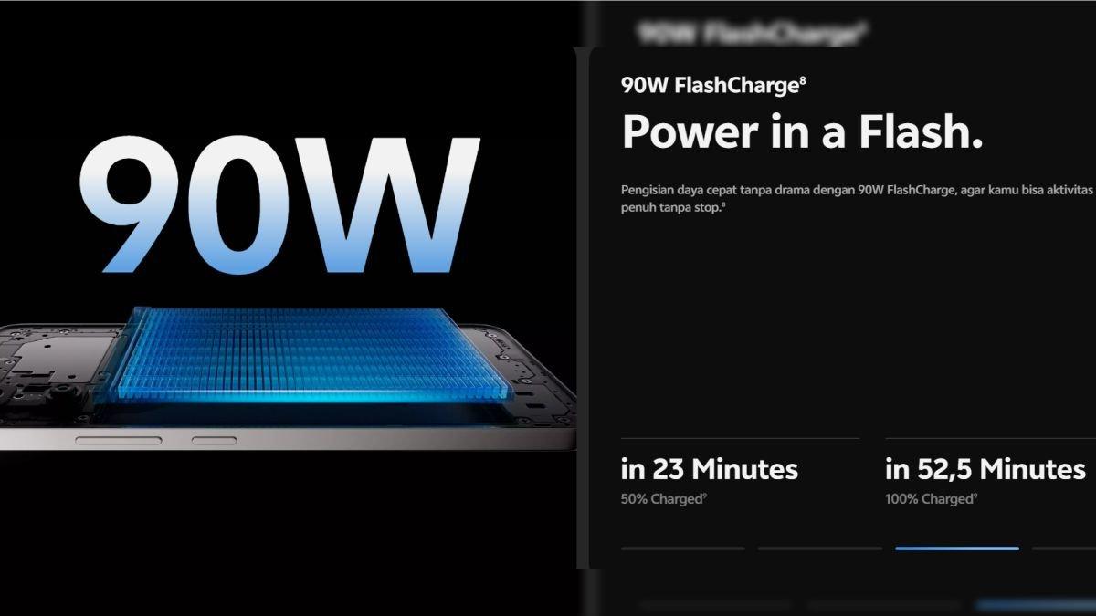 vivo V50 Lite 4G dilengkapi baterai badak dengan fast charging ngebut 90 watt