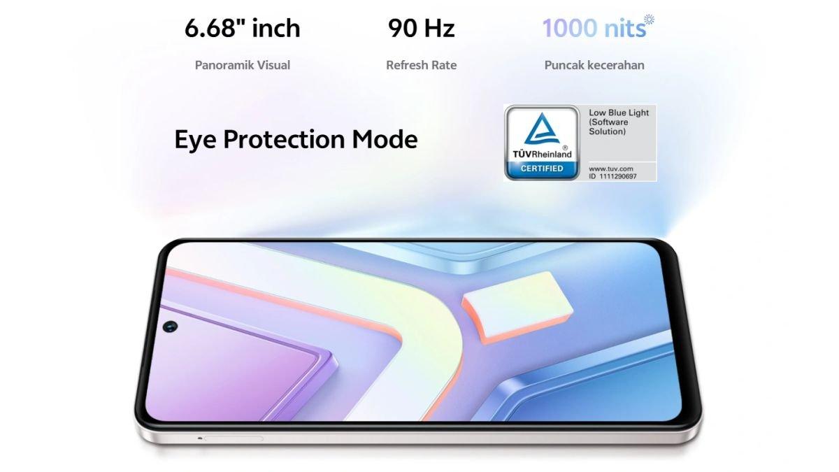 Ilustrasi layar vivo Y19s