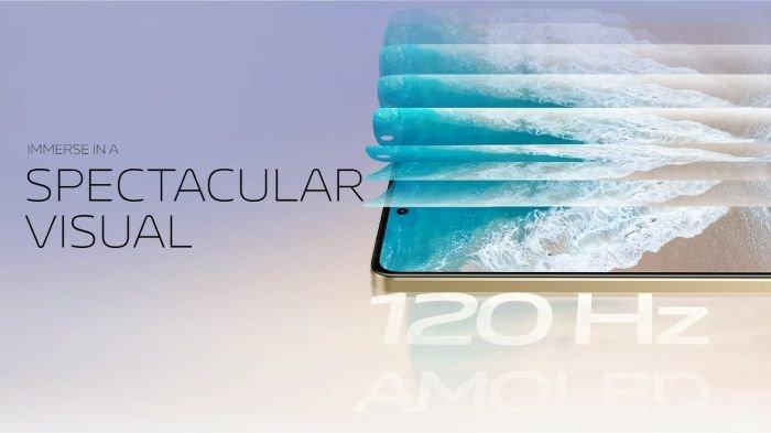 Panel AMOLED yang diusung oleh vivo V29e berukuran 6,67 inch, sudah mengantongi sertifikasi HDR10 Plus