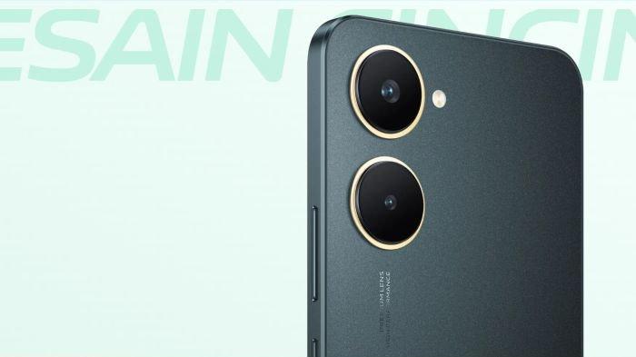 Dua lensa kamera di bodi belakang vivo Y03
