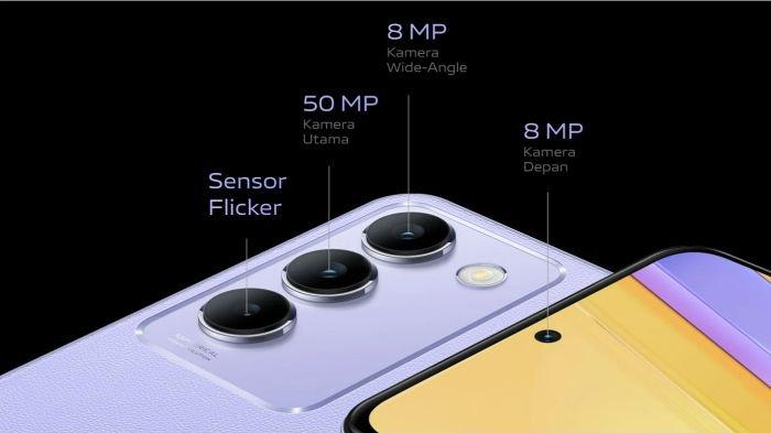 Kamera selfie vivo Y100 5G sudah dibungkus poni layar punch hole