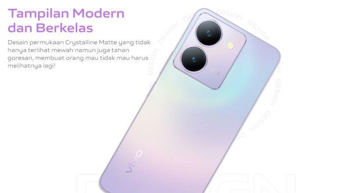 Desain punggung belakang vivo Y27 5G
