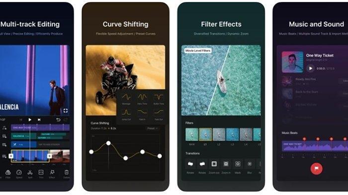 Ilustrasi aplikasi VN Video Editor
