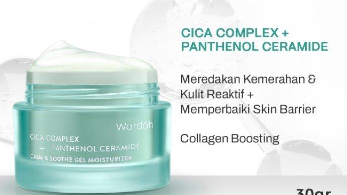 Wardah Cica Complex + Panthenol Ceramide Calm & Soothe Gel Moisturizer