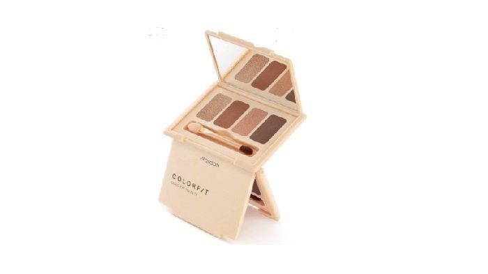 Wardah Colorfit Quad Eye Palette - 01 Brunette Dawn 6Gr