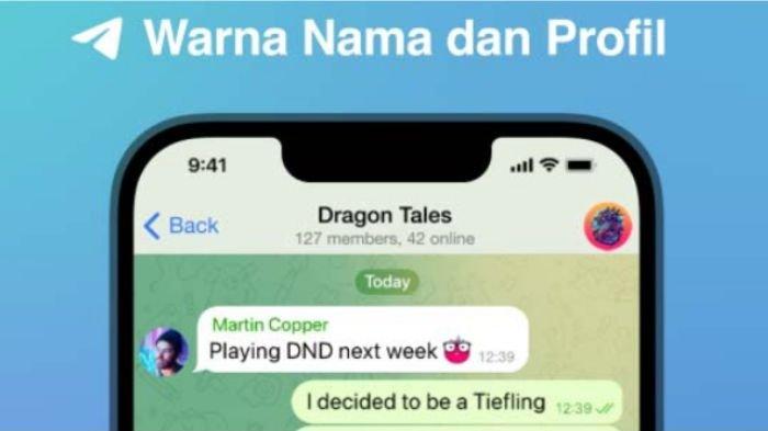 Ilustrasi pengaturan kustom warna di Telegram