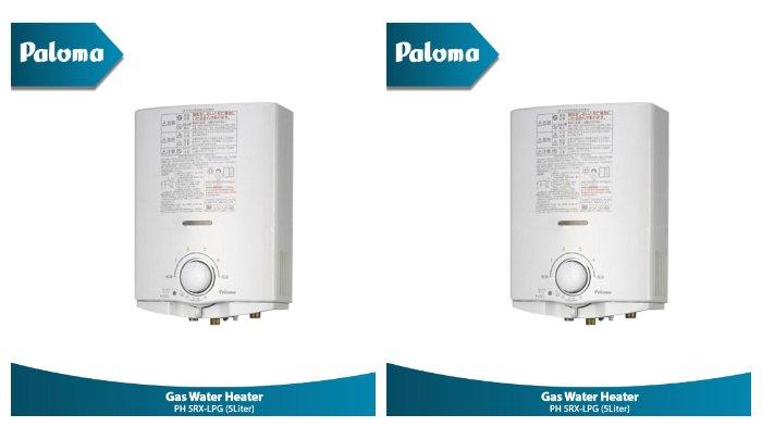 Paloma PH 5 RX Gas Water Heater Pemanas Air