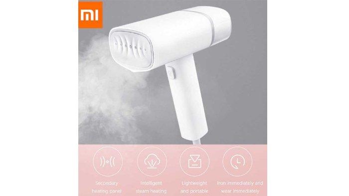 Hadirkan desain mungil dan ringkas, Xiaomi Setrika Uap Genggam dukung penghalusan secara mudah.