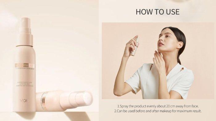 Cara Pakai Setting Spray Untuk Hasil Lebih Natural