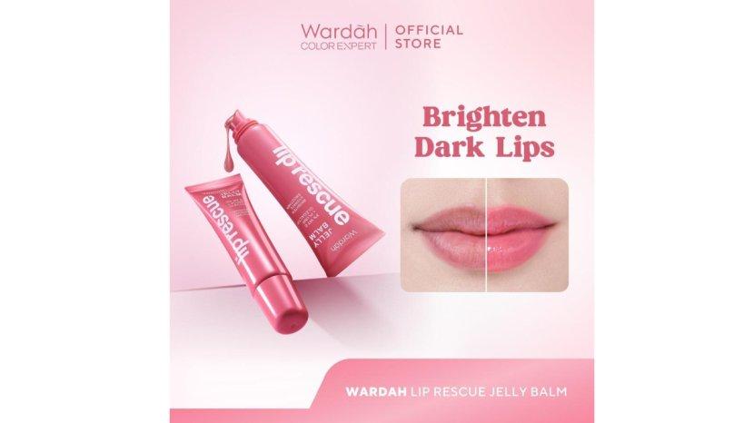 Review Wardah Lip Rescue Jelly Balm Dusty Rose, Solusi untuk Cerahkan Bibir Gelap