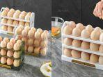 25 Daftar Egg Box Berkualitas, Penyimpanan Tambahan Kulkas untuk Telur yang Lebih Tahan Lama