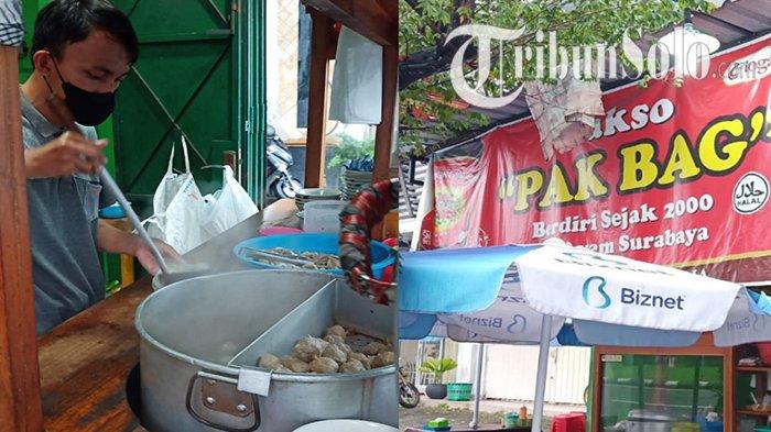 Bakso Pak Bag yang berada di di Jalan Ir. Soekarno Solo Baru, Kecamatan Grogol, Kabupaten Sukoharjo.