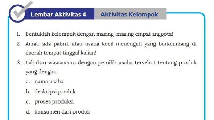Berikut kunci jawaban IPS kelas 8 halaman 74 kurikulum merdeka, Lembar Aktivitas 4.