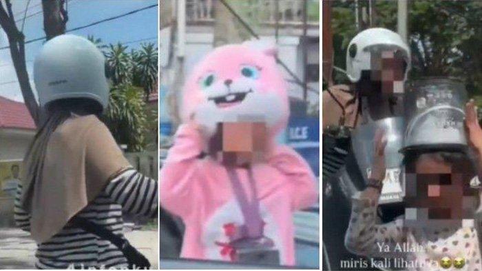 ANAK DISURUH NGEMIS - Tangkap layar video viral dua orang anak disuruh mengemis oleh ibunya di Kota Pekanbaru, Riau, Rabu (18/6/2025). Kini pihak Dinas Sosial Pekanbaru mencari wanita dalam video.