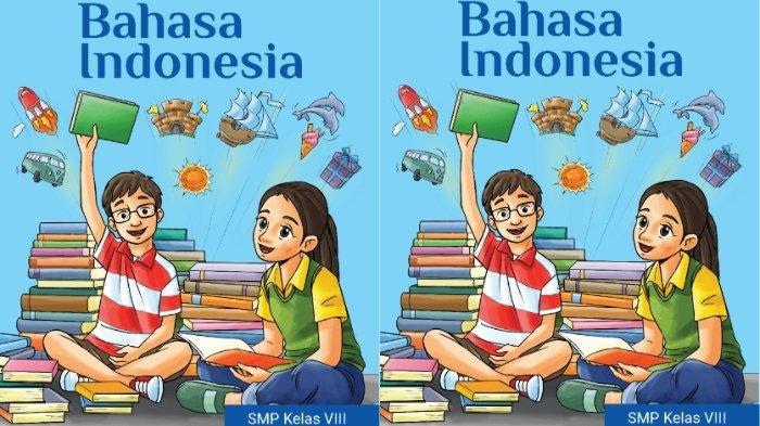 Buku Bahasa Indonesia kelas 8 SMP Kurikulum Merdeka.