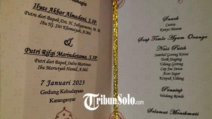 Tamu Undangan Ngunduh Mantu Bupati Juliyatmono Sesi Kedua Disuguhi Sup ...