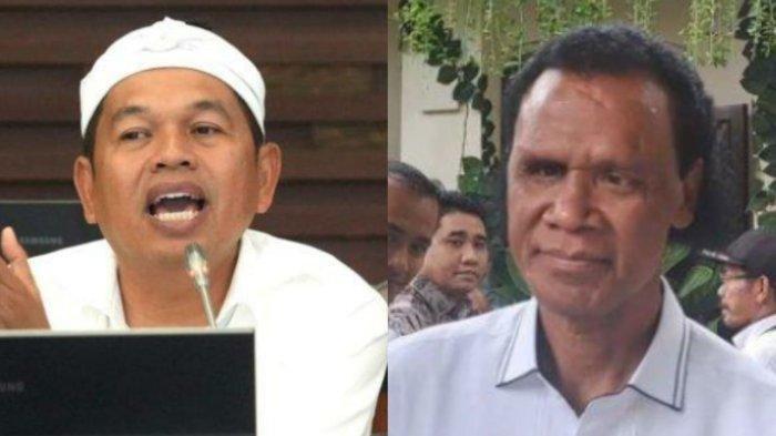HERCULES DAN DEDI MULYADI: Ketua Umum DPP Gerakan Rakyat Indonesia Bersatu (GRIB) Jaya Hercules Rosario de Marshal (kanan), setelah menemui Joko Widodo (Jokowi) di Kota Solo, Jawa Tengah (Jateng), pada Selasa (15/4/2025), foto dokumentasi Dedi Mulyadi saat rakor penanganan banjir di wilayah Jabar bersama Menteri ATR/BPN dan Wakil Menteri Pekerjaan Umum di Kantor Kementerian Pekerjaan Umum, Jakarta, Senin (17/3/2025). - Dedi Mulyadi dilutimatum Hercules Ketum GRIB agar tak usik ormas.
