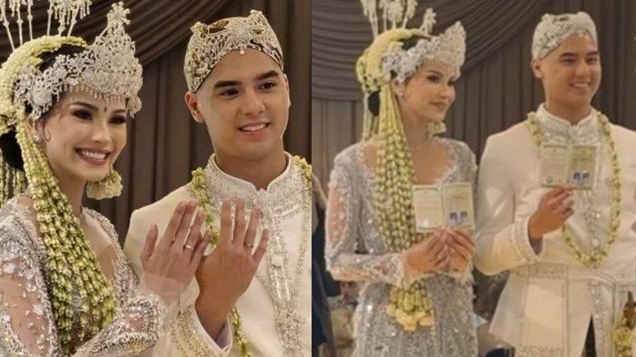 SAH MENIKAH - Foto pernikahan Al Ghazali dan Alyssa Daguise, Senin (16/6/2025).
