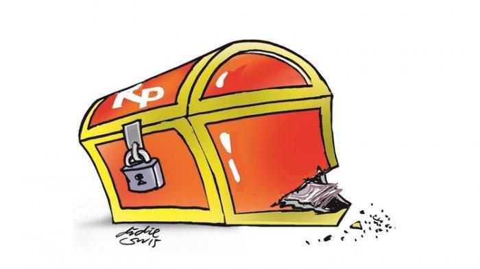 Ilustrasi korupsi.