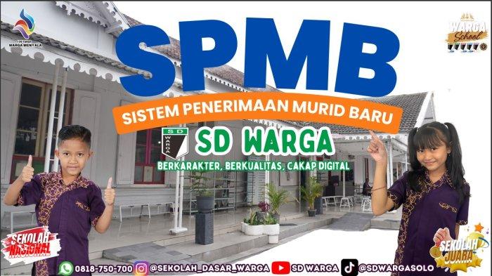POSTER PENDAFTARAN. Berikut info tentang Pendaftaran Sistem Penerimaan Murid Baru (SPMB) tahun ajaran 2025/2026 di SD Warga Surakarta kini masih dibuka.