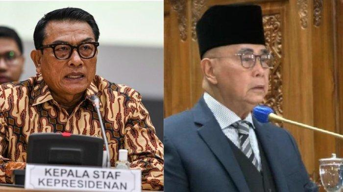 Kolase Moeldoko dan Panji Gumilang. KSP Moeldoko ungkap hubungannya dengan Panji Gumilang, pimpinan Ponpes Al Zaytun.