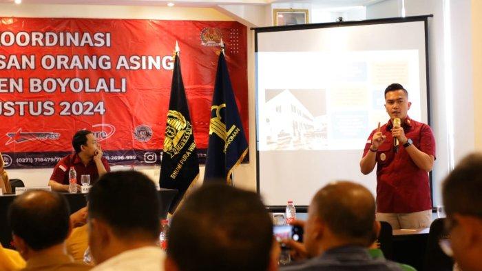 Kantor Imigrasi Surakarta menyelenggarakan Rapat Tim Pengawasan Orang Asing  (TIMPORA) Kabupaten Boyolali di Maxone Hotel Boyolali, Senin (26/8).