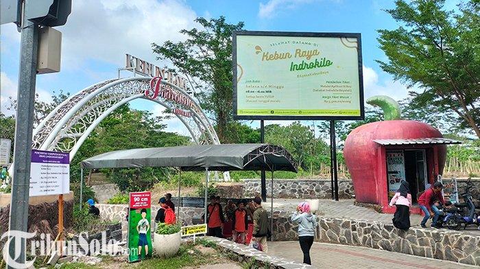 Suasana Kebun Raya Indrokilo Boyolali, jelang kedatangan Ketua DPR RI Puan Maharani, Minggu (3/12/2023)