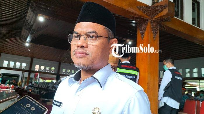 Kepala Kantor Kementerian Agama Kabupaten Sragen, Ihsan Muhadi saat ditemui TribunSolo.com, Selasa (6/6/2023).