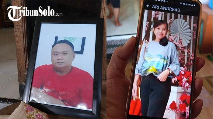 KORBAN KECELAKAAN. Kolase Andreas Supardi dan Ari, pasangan suami istri dari Kerten Solo yang menjadi korban kecelakaan beruntun di kawasan Bacem, Sukoharjo, Selasa (17/6/2025) kemarin. Andreas Supardi meninggal dunia dalam insiden kecelakaan antara mobil dengan 2 sepeda motor itu. Tak hanya Andreas, sang istri yang bernama Ari juga menjadi korban dalam insiden kecelakaan tersebut, sang istri kini masih dirawat di rumah sakit.