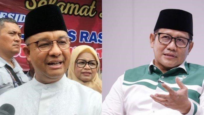 Kolase Anies Baswedan dan Cak Imin yang dikabarkan akan jadi pasangan Capres-Cawapres 2024.