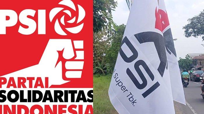 LOGO PSI BARU - Kolase foto logo PSI yang lama dan bendera yang diduga bergambar logo PSI baru, Minggu (13/7/2025). Partai Solidaritas Indonesia (PSI) akan menggelar kongres pada 19-20 Juli di Solo, Jawa Tengah. PSI akan melakukan rebranding partai dalam kongres tersebut.