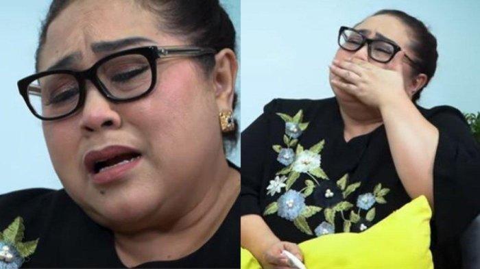 Nunung menangis menceritakan kariernya di dunia hiburan