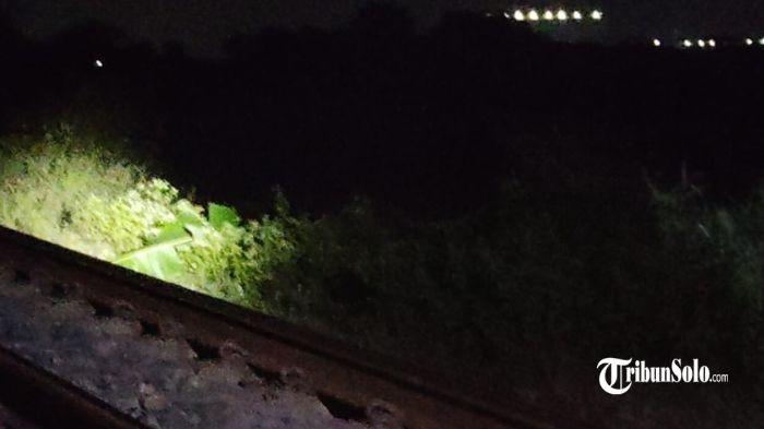 Lokasi kejadian pria asal Kabupaten Sragen, tewas tertemper kereta api