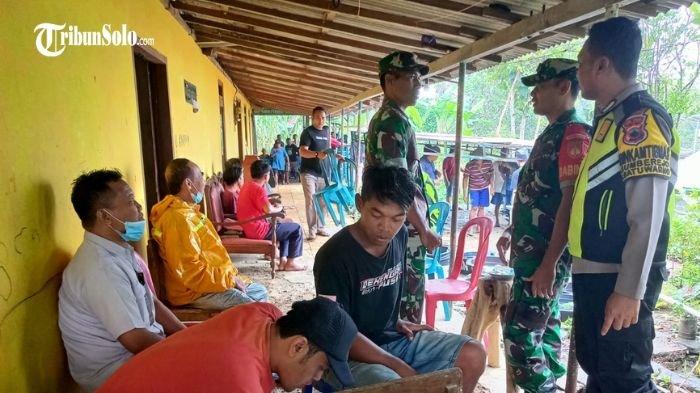 PEMANCING TENGGELAM - Lokasi pemancing asal Desa Sumberejo, Kecamatan Batuwarno, Wonogiri, yang tenggelam di Telogo Rowo, Senin (14/4/2025) pagi. Korban adalah Katmin (58) yang merupakan warga desa setempat.