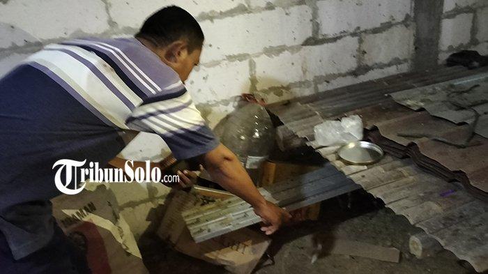 Lokasi penemuan mayat bayi di Desa Ngepringan, Kecamatan Jenar, Kabupaten Sragen, Minggu (16/6/2024).