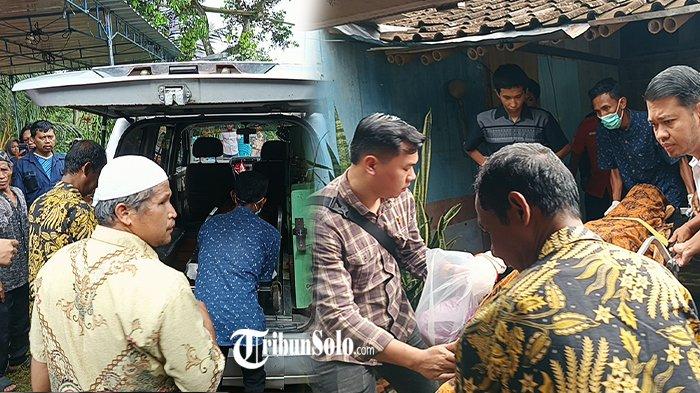 MAU DIAUTOPSI - Anggota polisi membawa jenazah seorang pemuda dari rumah duka di Dukuh Klimasan, Desa Sendang, Kecamatan Karanggede, Boyolali ke RS Moewardi Solo untuk dilakukan autopsi, Kamis (22/5/2025). Pemuda bernama Muhamad Prana Saputra (17) ini diautopsi lantaran meninggal dunia saat latihan silat.