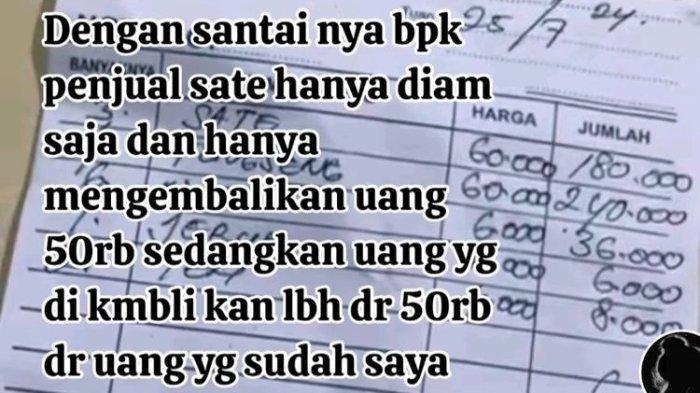 Makan di warung tenda habis Rp 500 ribu