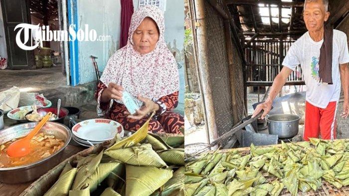 Pasutri di Klaten berjualan Sompil, makanan legendaris yang mulai langka di era modern. Kiri Bu Sri Koco dan Sukoco (76)